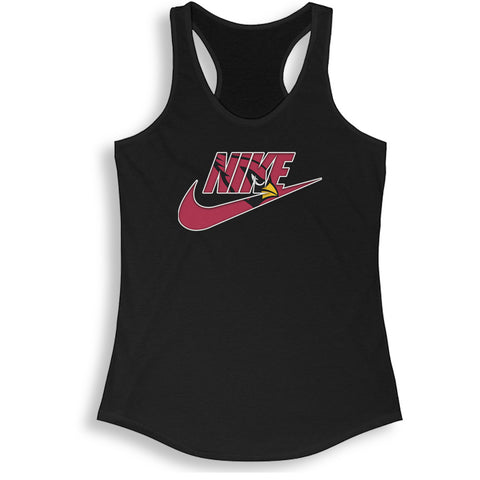 arizona cardinals nike logo WOMEN RACHERBACK TANK