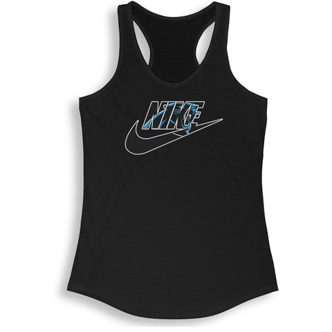 Carolina Panthers Nike logo WOMEN RACHERBACK TANK