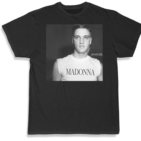 Elvis Wearing Madonna MAN T SHIRT