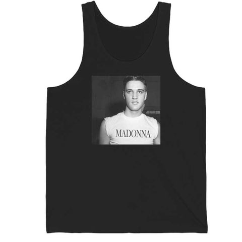 Elvis Wearing Madonna MAN TANK TOP