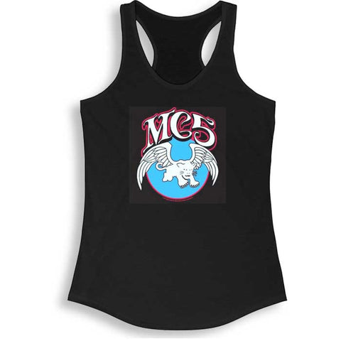 mc5 logo rock band WOMEN RACHERBACK TANK