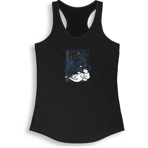 pokemon Blastoise evolution art WOMEN RACHERBACK TANK