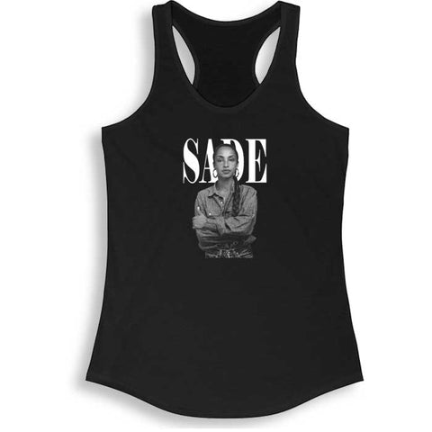 Sade Diamond Life T Shirt Smooth Operator No Ordinary Love Deluxe WOMEN RACHERBACK TANK