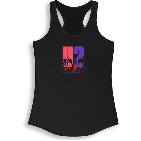 u2 uv las vegas achting baby WOMEN RACHERBACK TANK