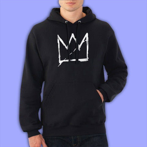 Basquiat Crown Jean Michel Basquiat Graffiti Street Art Andy Warhol Aesthetic Streetwear Tumblr Men'S Hoodie