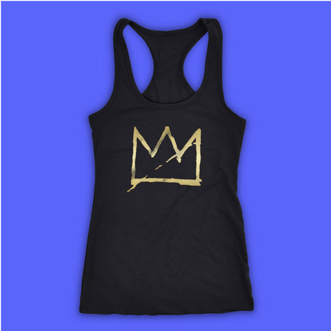 Basquiat Crown Jean Michel Women'S Tank Top Racerback