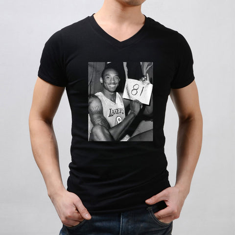 Kobe 81 The Legend Tshirt Men'S V Neck