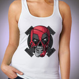 Deadpool Skull X Women'S Tank Top