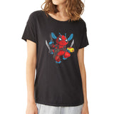 Deadpool Stitch Alien Women'S T Shirt