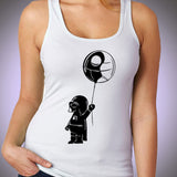 Death Star Balloon Women'S Tank Top