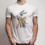 Disney Bugs Lola Bunny Spank Cartoon Punishment Men'S T Shirt