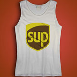 Funny Sup What'Sup Ups Logo Men'S Tank Top