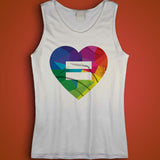 Gay Pride Heart Men'S Tank Top