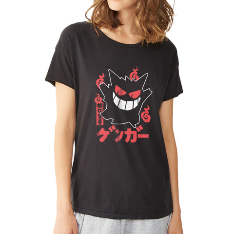 Gengar Pokemon Mega Gengar Women'S T Shirt