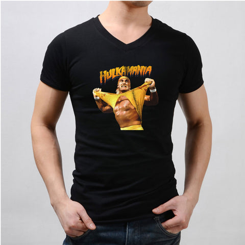 Hulk Hogan Hulkamania Fans Men'S V Neck