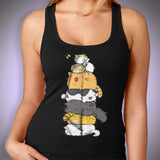 Kawaii Cat Women'S Tank Top