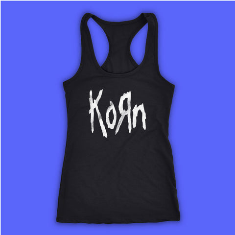 Korn Metal Rock Music Logo Women'S Tank Top Racerback