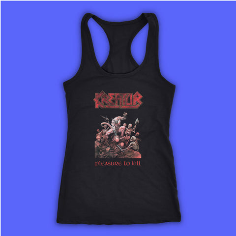 Kreator Pleasure To Kill Women'S Tank Top Racerback