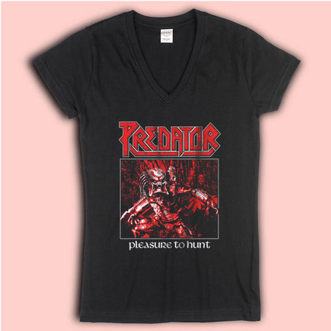 Kreator Predator Pleasure To Hunt Women'S V Neck