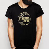 Mama Bear Mom For Mom Handmade Made To Order Gold Vinyl Saying With Saying Men'S T Shirt