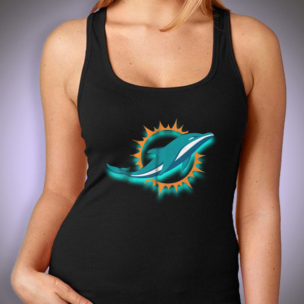Miami Dolphins Logo Women'S Tank Top – BlacksWhite