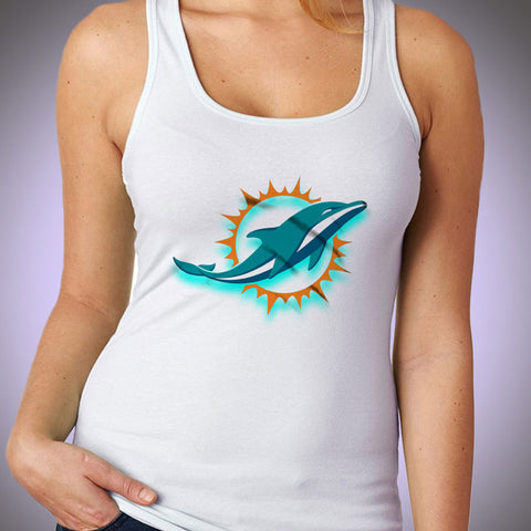 Miami Dolphins Logo Women'S Tank Top – BlacksWhite