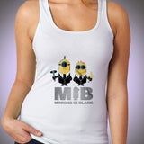 Minions In Black Women'S Tank Top