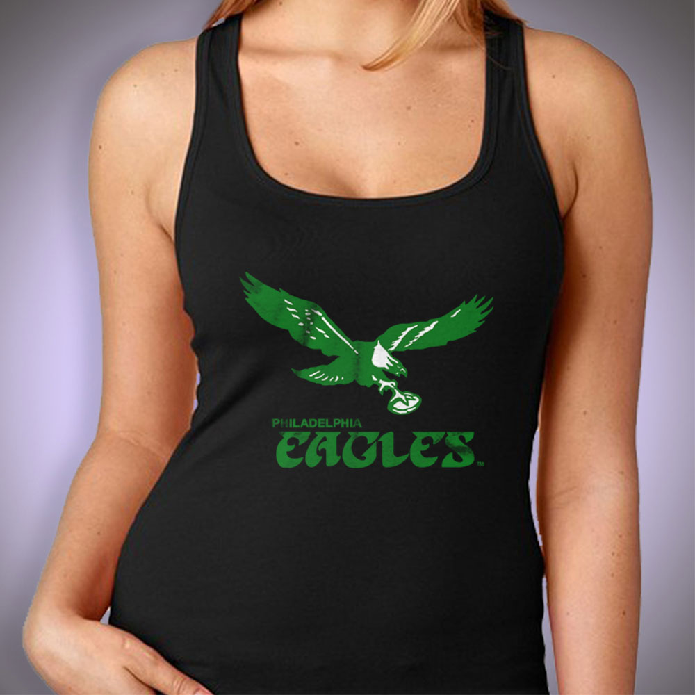 Philadelphia Eagles Nfl Club Logo Women'S Tank Top – BlacksWhite
