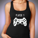 Player 1 Dad Women'S Tank Top