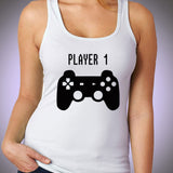 Player 1 Dad Women'S Tank Top