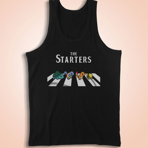 Pokemon Beatles The Starters Men'S Tank Top