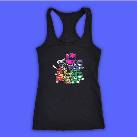 Pokemon Power Ranger Women'S Tank Top Racerback