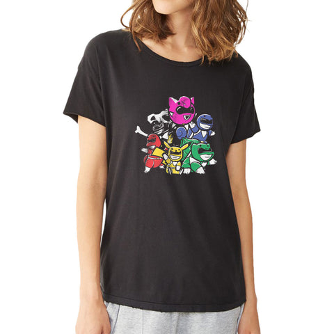 Pokemon Power Ranger Women'S T Shirt