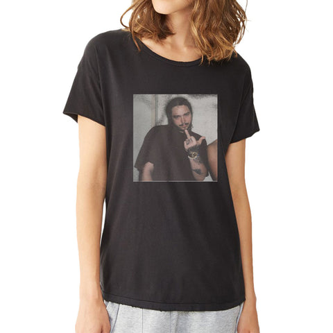 Post Malone Middle Finger Women'S T Shirt