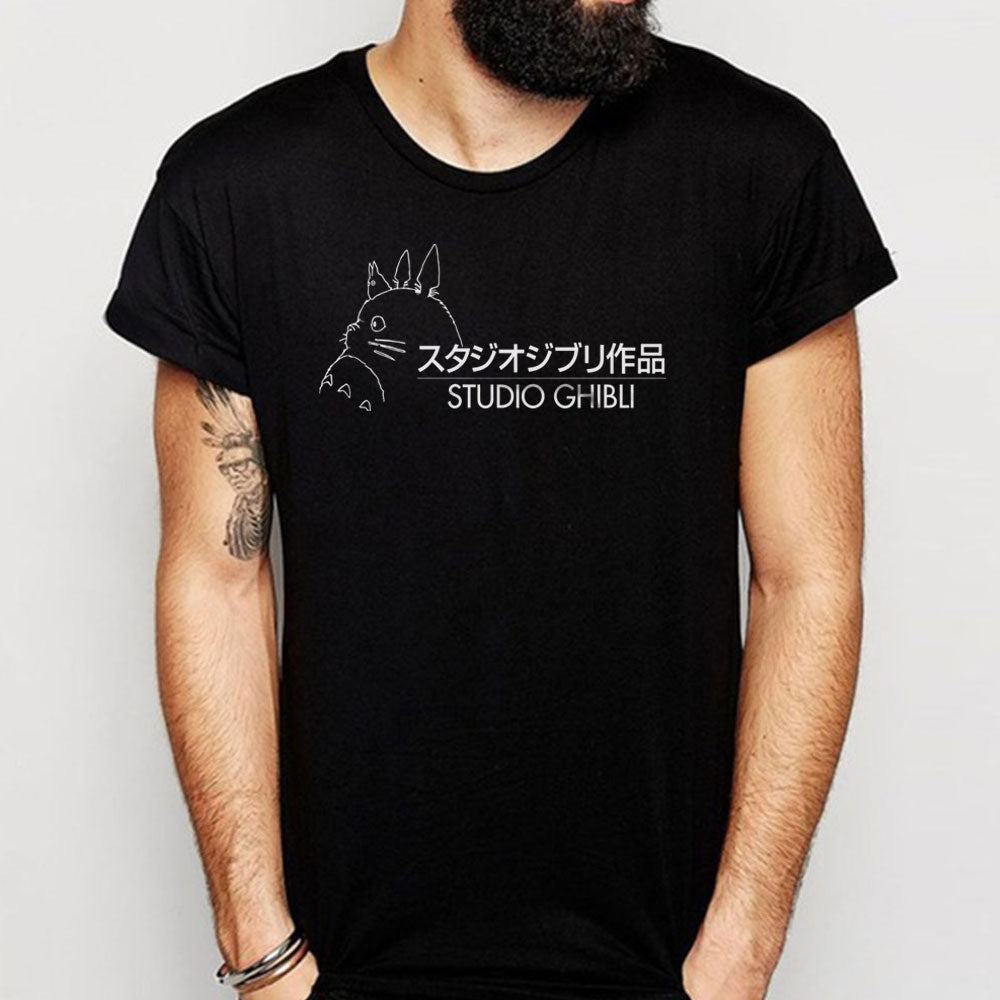 Studio Ghibli Logo Men'S T Shirt – BlacksWhite
