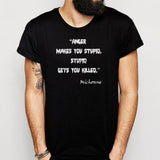 The Walking Dead Michonne Quotes Anger Makes You Stupid Men'S T Shirt