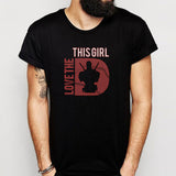 Love The This Girl Deadpool Gift Men'S T Shirt