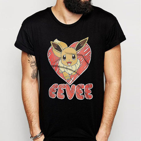 Pikachu Pokemon Eevee Evolution Men'S T Shirt